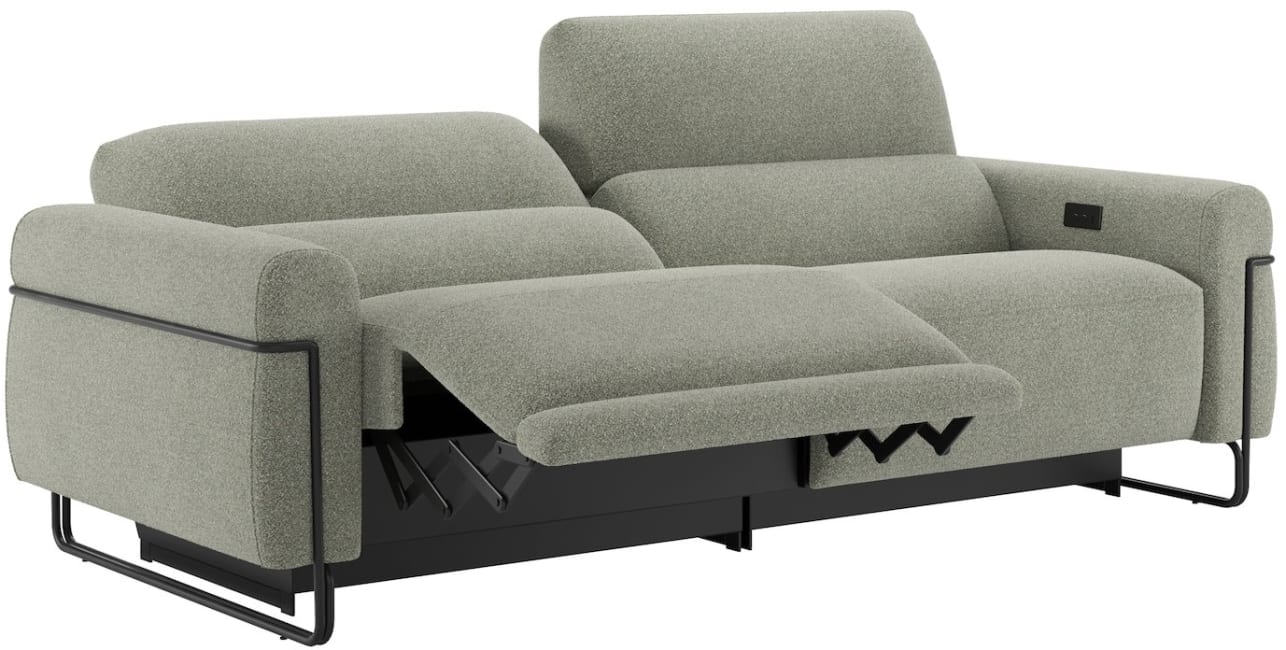 XOOON - Creazzo - Sofas - 3.5-Sitzer - elektrisches Relaxsystem - 4 Motoren