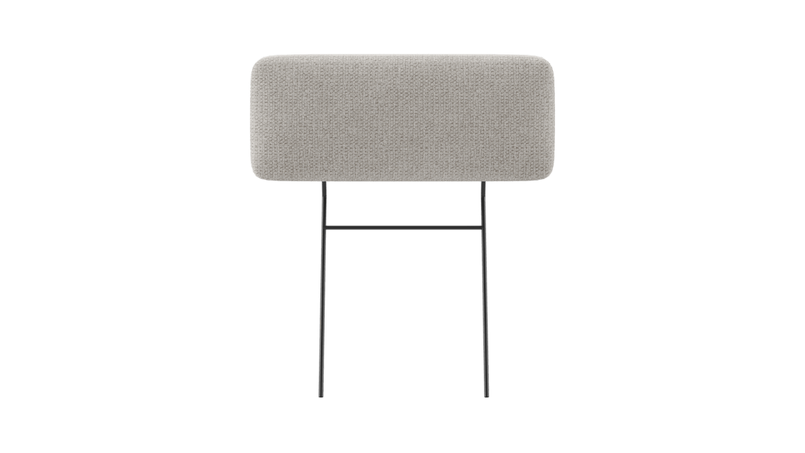 Happy@Home - Babette - Banken - hoofdsteun voor 2.5-zits + ottomane - 60 cm