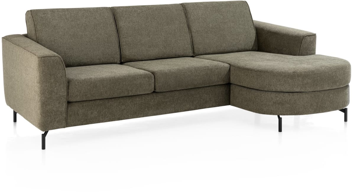 H&H - Anaba - Canapés - 3-places incluant méridienne droite