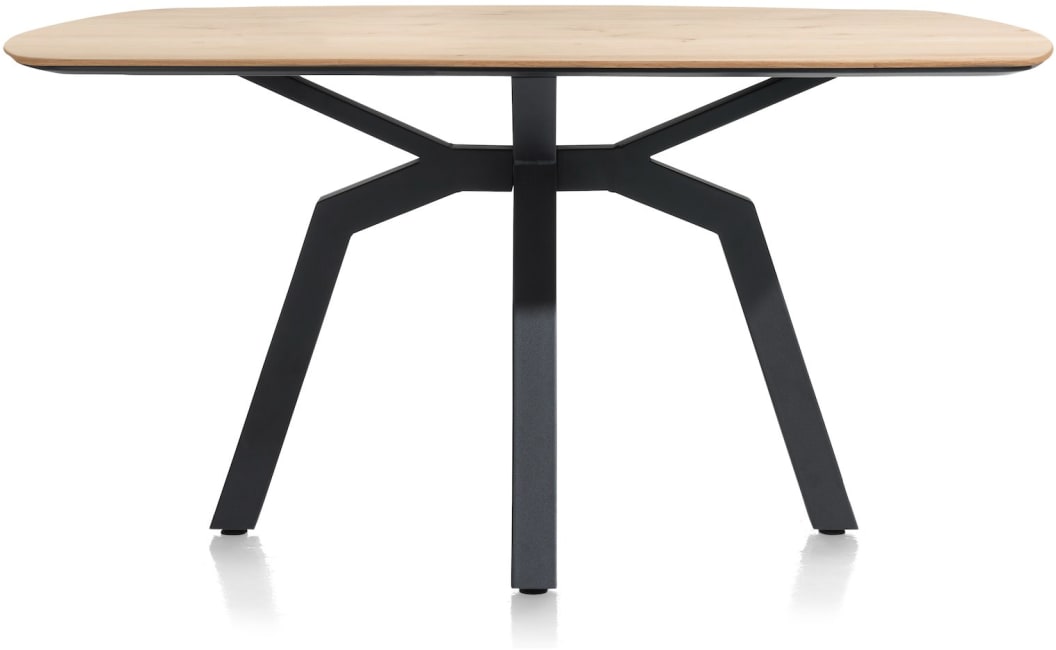 H&H - Vérone - Moderne - table de bar ovale 190 x 108 cm (hauteur: 92 cm)