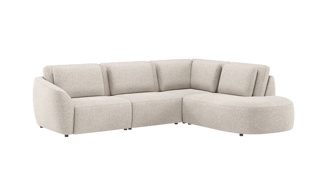 H&H - Burdigala - Canapés - grande ottomane droite