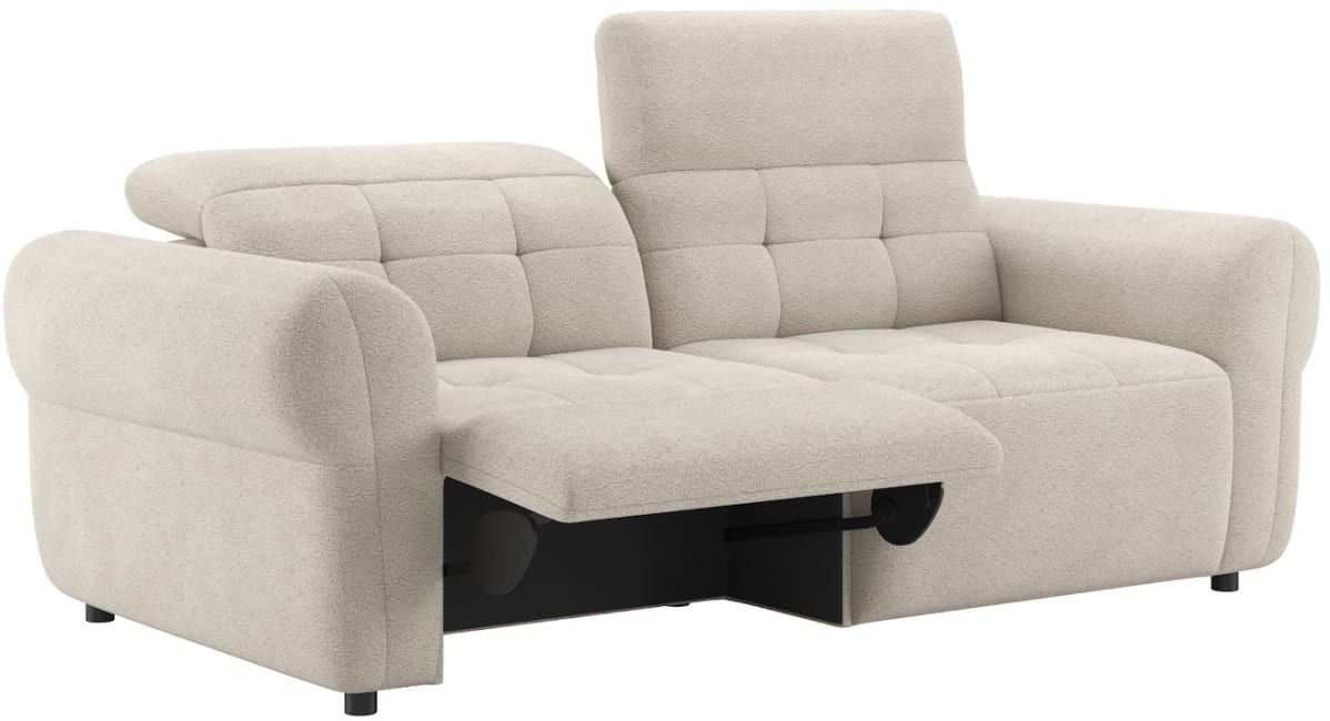 Henders and Hazel - Bologna - Banken - 2.5-zits - verstelbare rug - electrisch verstelbare voetsteun