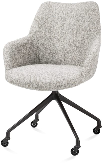 XOOON - Mats - Armlehnstuhl - Aluminium Gestell + Rollen - selected choices