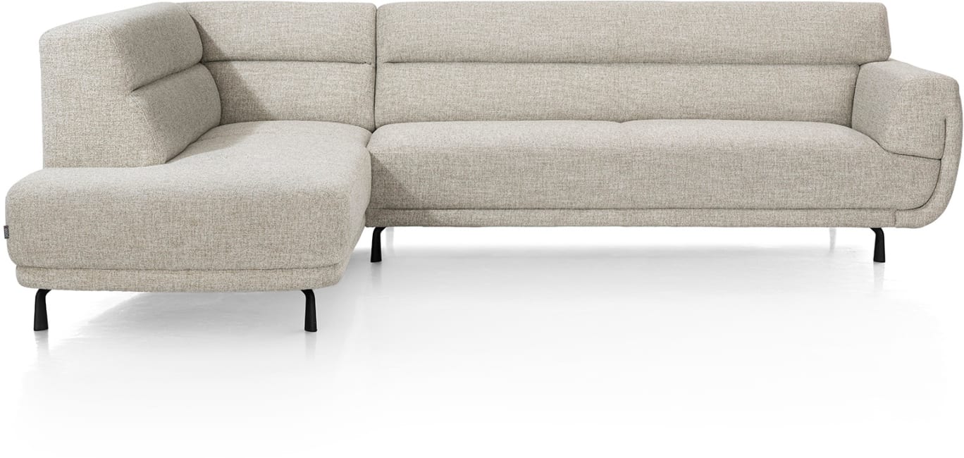 XOOON - Belem - Sofas - Ottomane links hoch - 2,5 Sitzer Armlehne rechts hoch