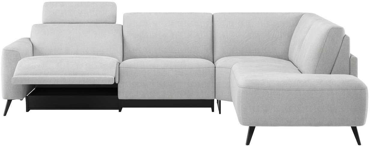 XOOON - Carini - Sofas - 3 Sitzer Armlehne links relax - Ottomane gross rechts