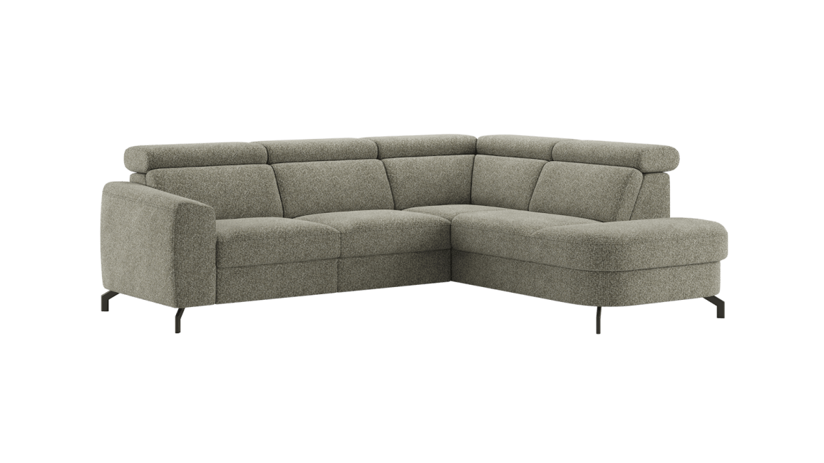 Henders & Hazel - Pertina - Sofas - 2,5 Sitzer Armlehne links - Ottomane gross rechts