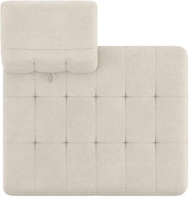 H&H - Garance - Canapés - petite ottomane - droite - dossier réglable