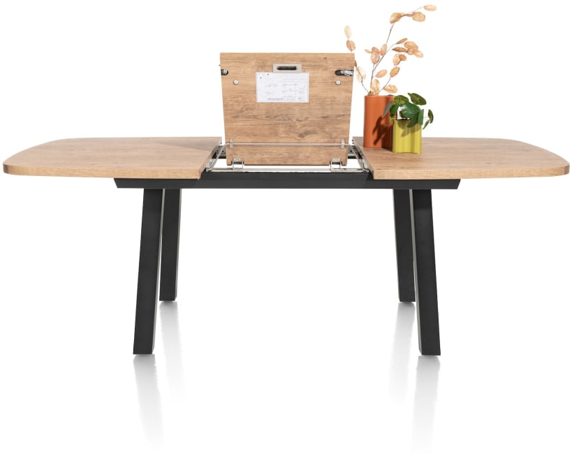 Henders and Hazel - Pavarotti - uitschuiftafel 190 (+ 60) x 110 cm