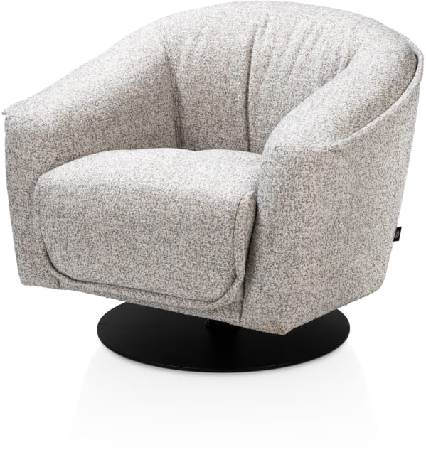 H&H - Diane - Moderne - fauteuil avec pied pivotant