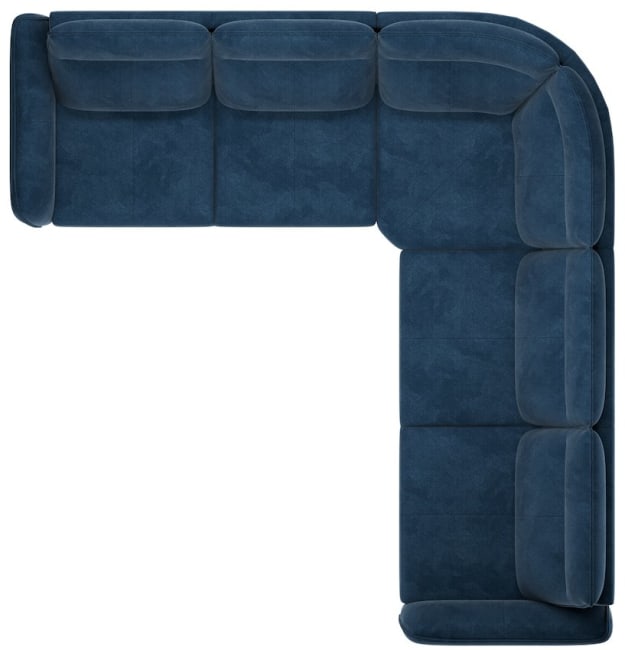 H&H - Odessa - Canapés - 2,5 places accoudoir gauche - partie d&#39;angle - 3 places accoudoir droit