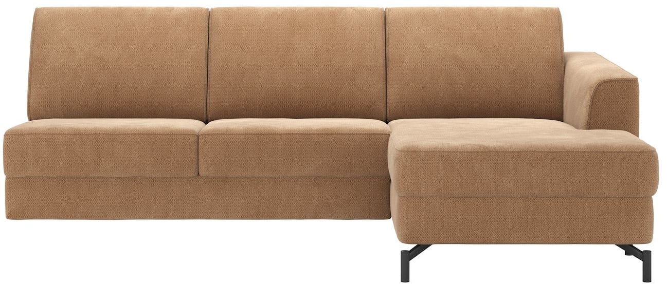 H&H - Anaba - Canapés - 3-places sans accoudoir incl. meridiénne anguleuse droite