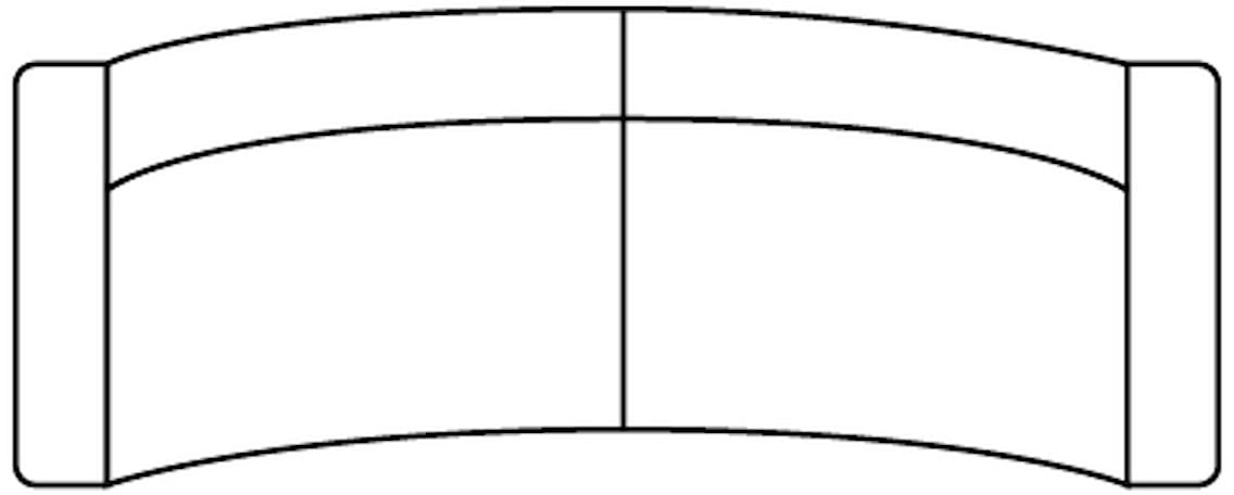 Henders & Hazel - Almeria - Sofas - 4-Sitzer Sofa rund 2-teilig