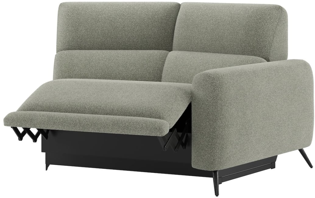 XOOON - Creazzo - Sofas - 1-Sitzer 45° Armlehne rechts - elektrisch verstellbar - 2 Motoren