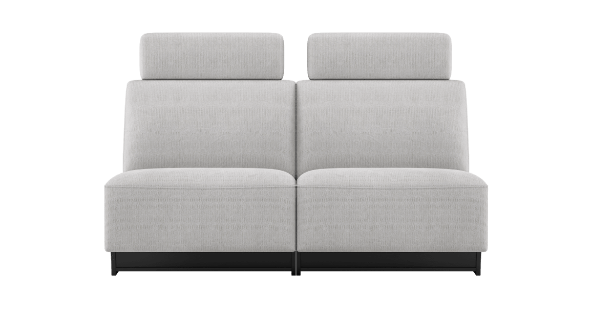 XOOON - Carini - Sofas - 3-Sitzer ohne Armlehnen - 2 x elektrisch verstellbar