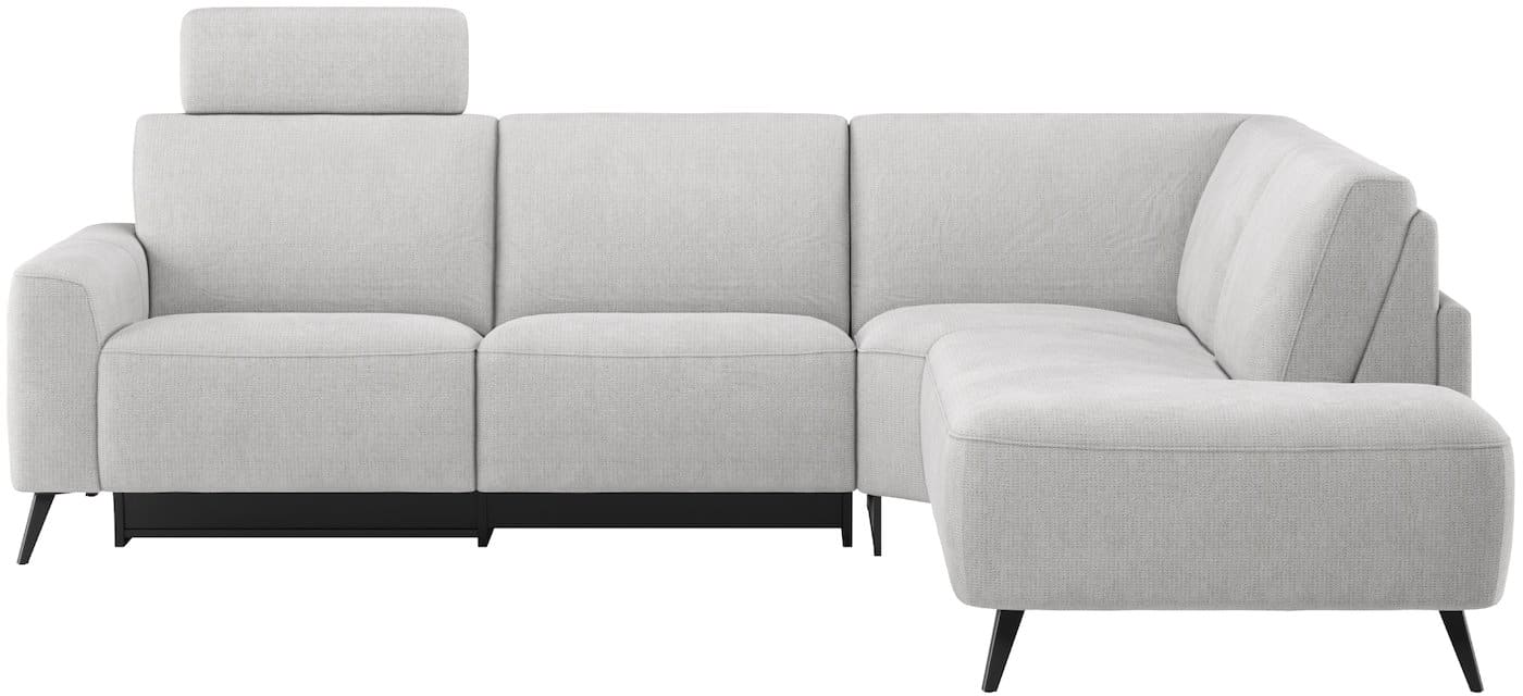 XOOON - Carini - Sofas - 2,5 Sitzer Armlehne links relax - Ottomane gross rechts