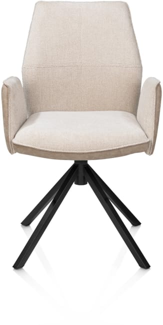 XOOON - Franky - Chaise a accoudoir  selected choices pivotante ressorts ensaches