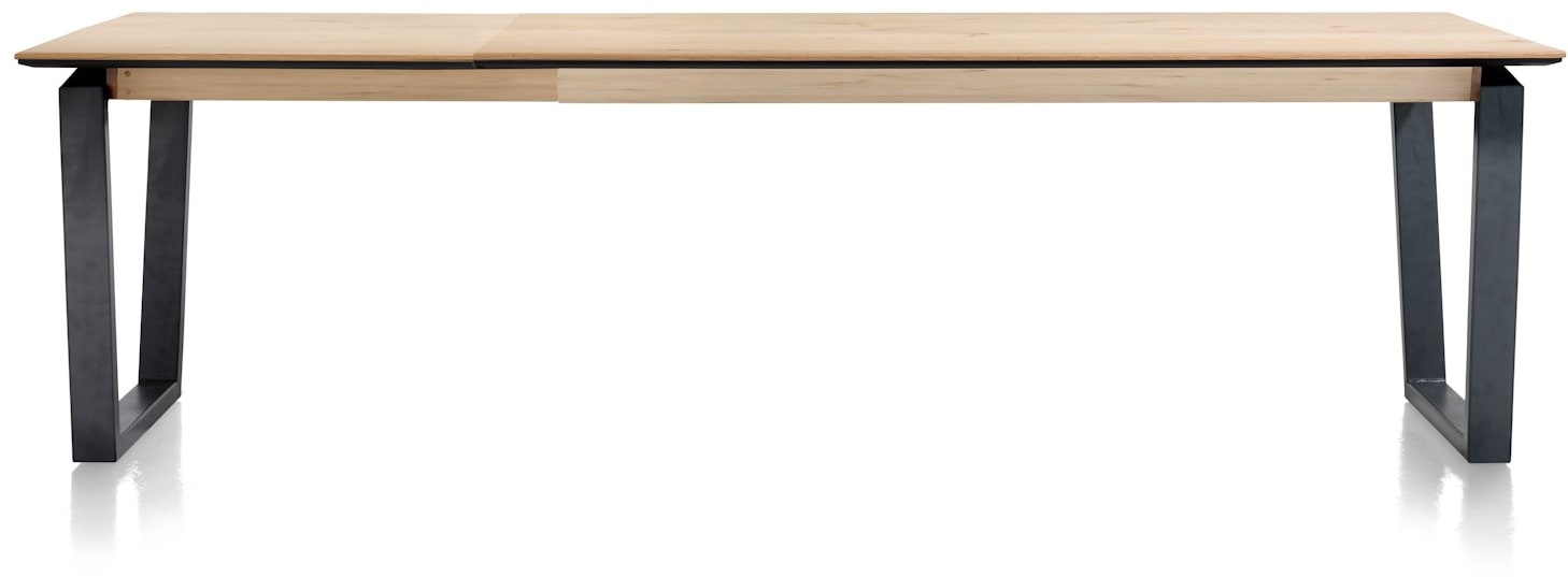 H&H - Vérone - Moderne - table à rallonge 190 (+ 80) x 100 cm