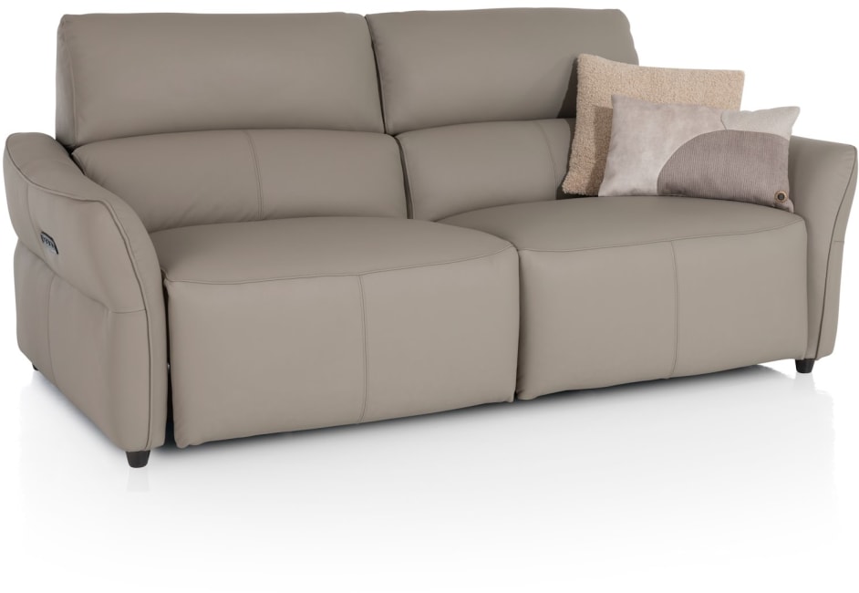 H&H - Mael - Canapés - 3-places - réglable électrique à 6 moteurs - ressorts bonell