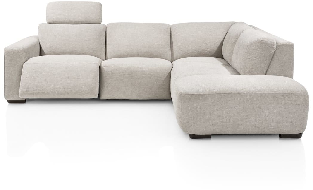 Happy@Home - Babette - Banken - 3 zits arm links electrisch + 1 hoofdsteun - ottomane big rechts