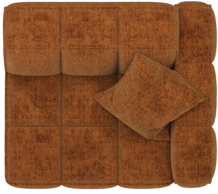 H&H - Carthagène - Canapés - 1.5-places accoudoir droit - ressorts ensaches