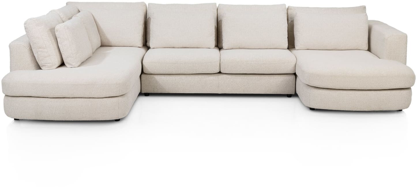 Henders and Hazel - Adino - Salons - Ottomane links - 2,5 zits zonder arm - longchair rechts