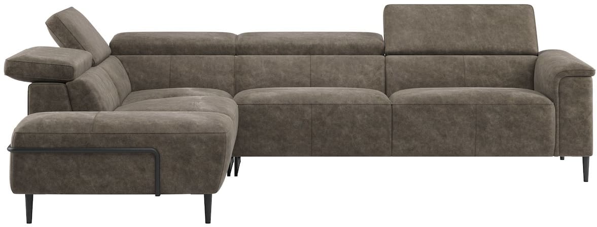 H&H - Cassie - Canapés - ottomane grand gauche - 3 places accoudoir droit