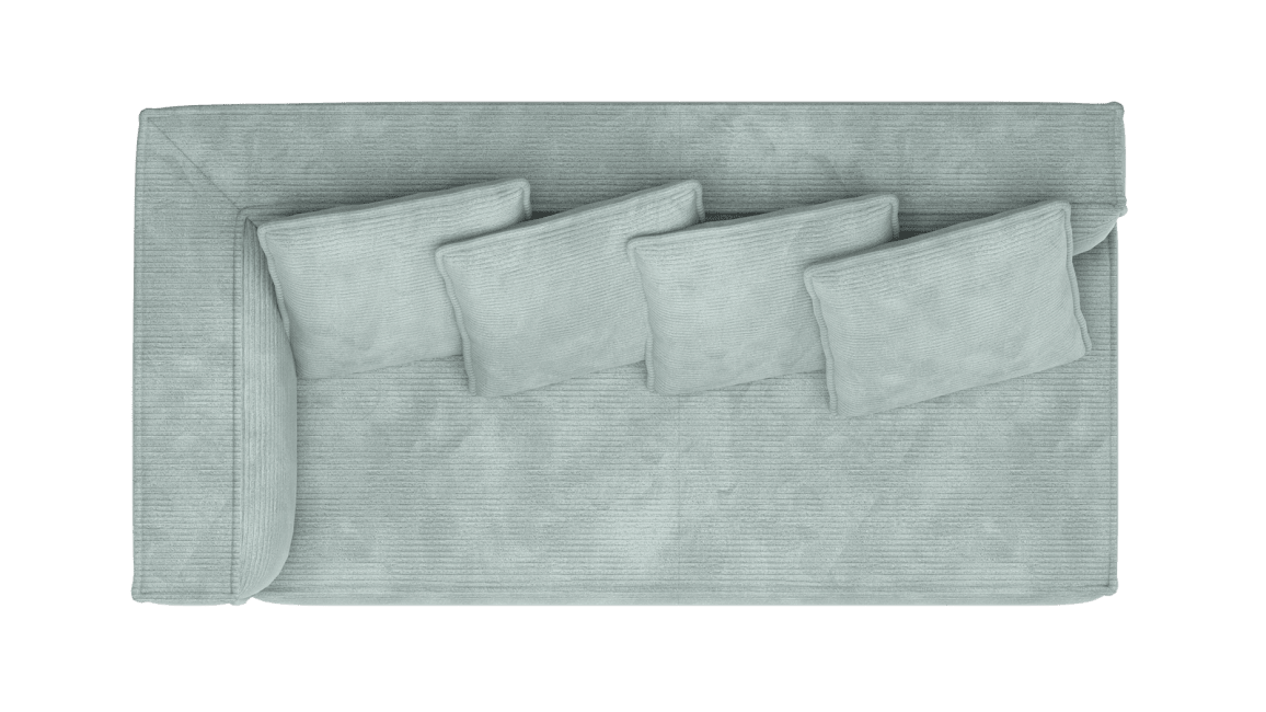 H&H - Rochester - Canapés - 3-places accoudoir gauche