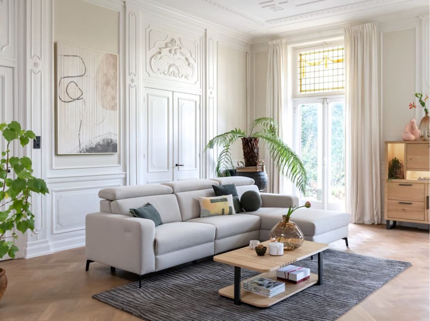 H&H - Tarascon - Moderne - Canapés - meridienne droite