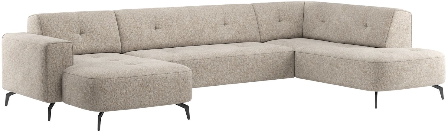 Happy@Home - Brielle - Banken - Longchair links - 2,5 zits zonder armen - ottomane rechts