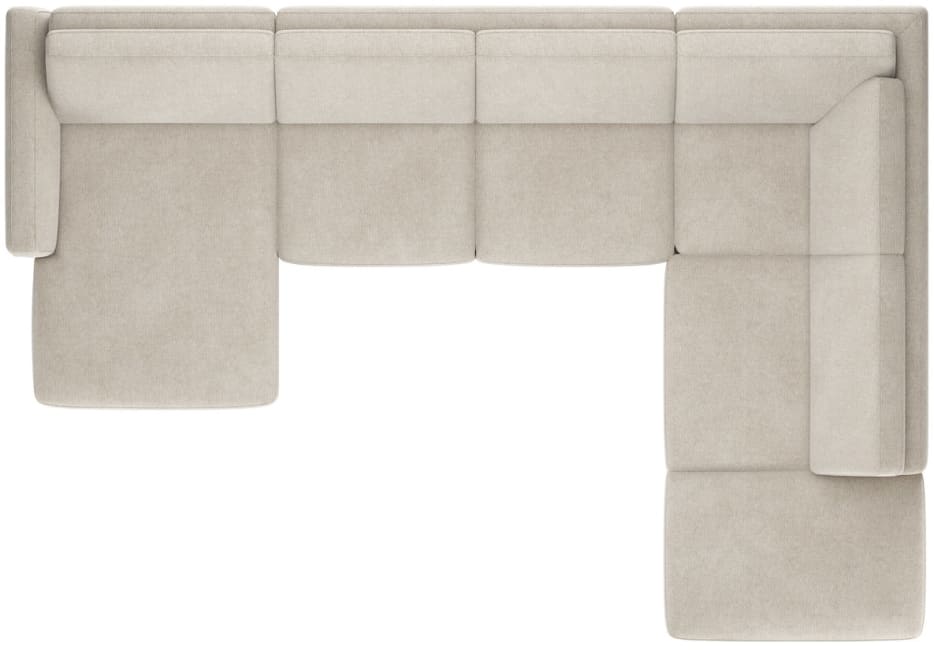 XOOON - Dawson - Sofas - Longchair links - 2,5 Sitzer ohne Armlehne - Ottomane rechts