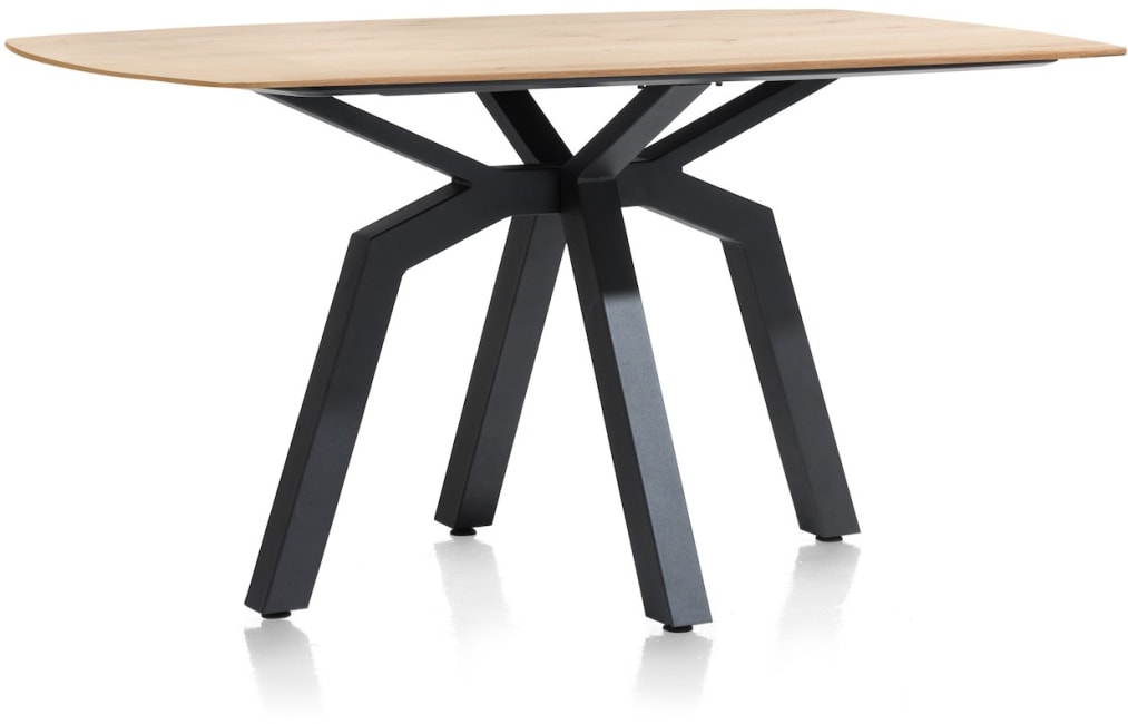 H&H - Vérone - Moderne - table de bar ovale 190 x 108 cm (hauteur: 92 cm)