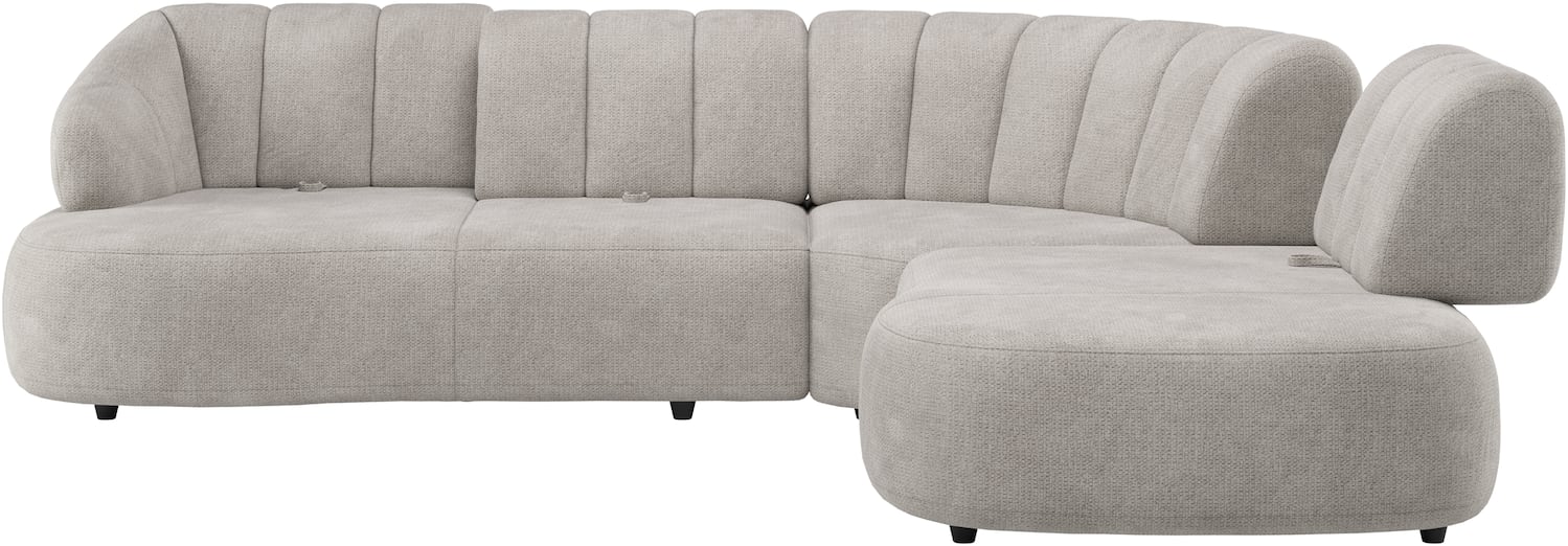 Henders and Hazel - Burgos - Salons - 2,5 zits arm links flex - hoek big fix - ottomane rechts small flex