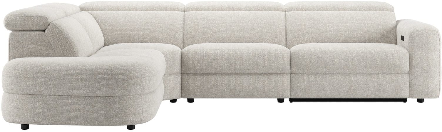 Henders & Hazel - Tivoli - Sofas - Ottomane klein links - Eckteil - 1,5-Sitzer - 1,5-Sitzer XL elektrisch - verstellbare Kopfstuetze