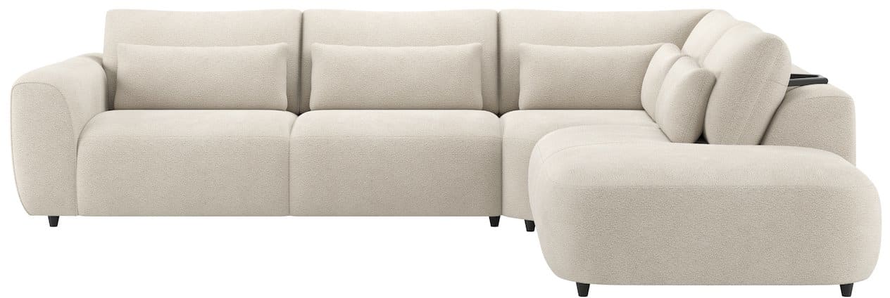 Henders and Hazel - Albas - Banken - 2,5 zits links verstelbare rug - grote hoek - ottomane klein rechts verstelbare rug