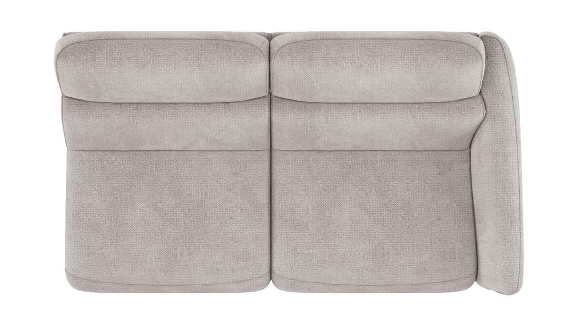 H&H - Maelys - Canapés - 3-places accoudoir droit - fixe