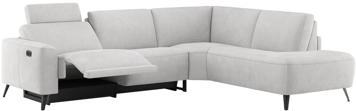 XOOON - Carini - Sofas - 2,5 Sitzer Armlehne links relax - Ottomane gross rechts