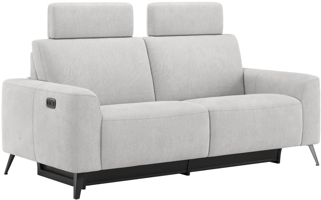 XOOON - Carini - Sofas - 2.5-Sitzer - 2 x 1 Motor elektrisch - inkl. 2 Kopfstutze - Bonellfederkern