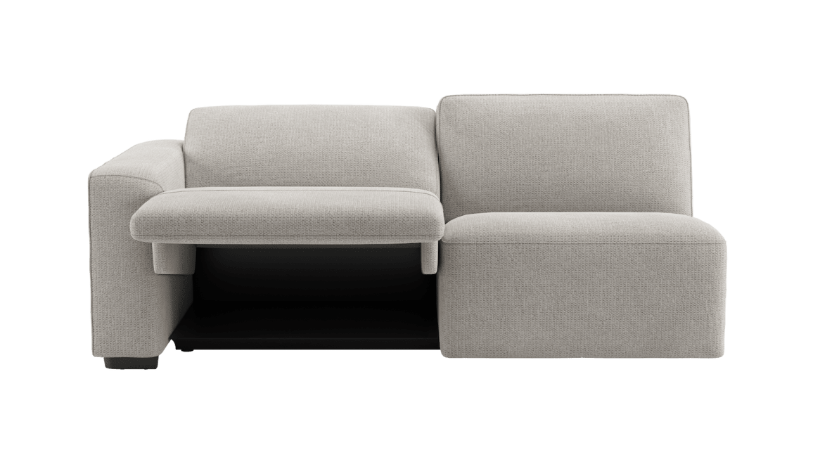 Happy@Home - Babette - Banken - 3-zits arm links - electrisch 1 motor + 1 hoofdsteun - bonellvering