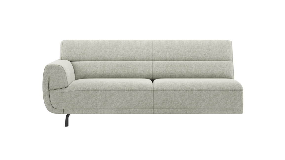 XOOON - Belem - Sofas - 3-Sitzer Armlehne links - hoch