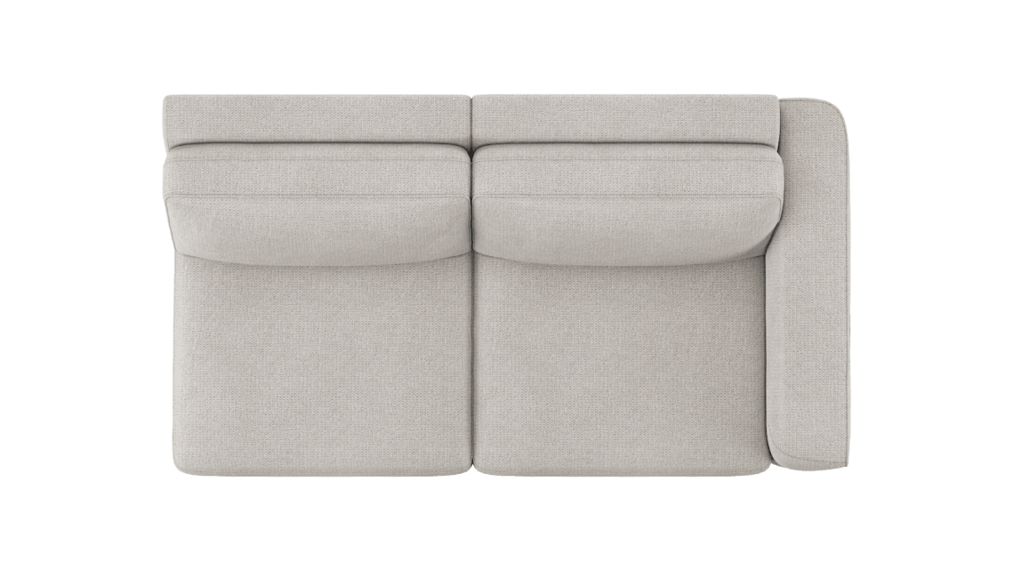 Happy@Home - Babette - Banken - 3-zits arm rechts - electrisch 1 motor + 1 hoofdsteun - bonellvering