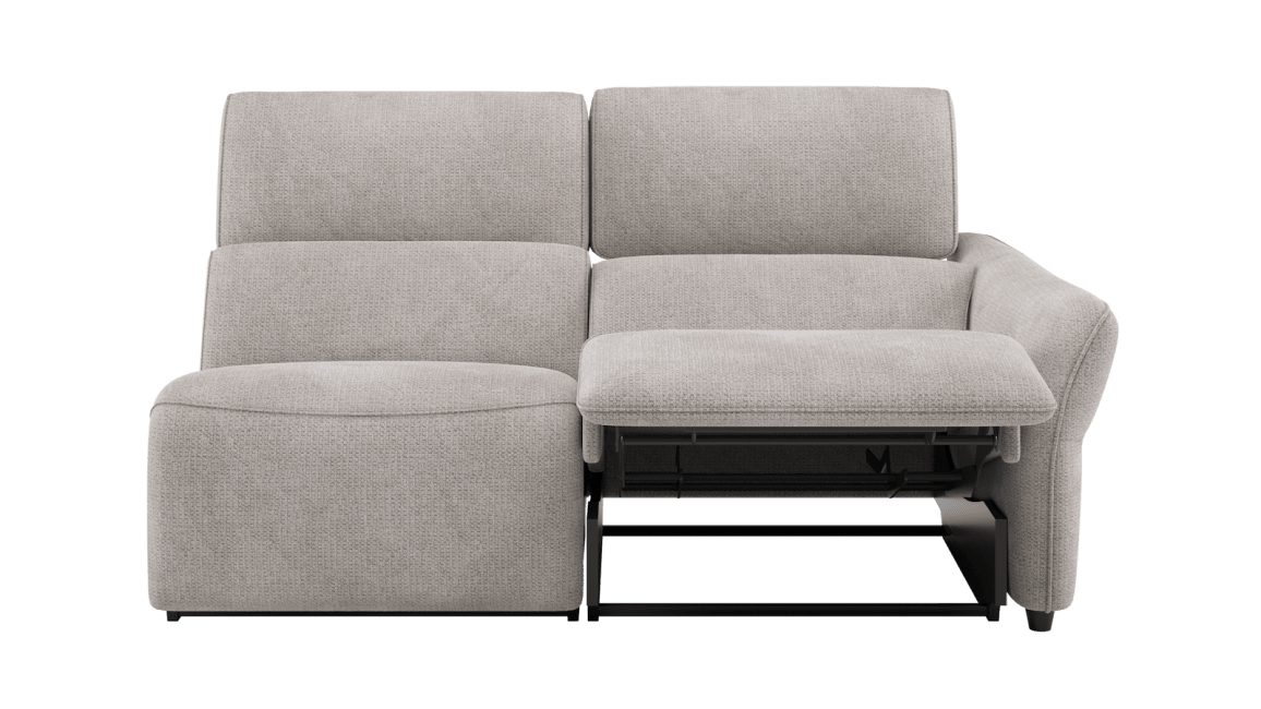 H&H - Maelys - Canapés - 2.5-place accoudoir droit - réglable électrique - 1 x 2 moteurs