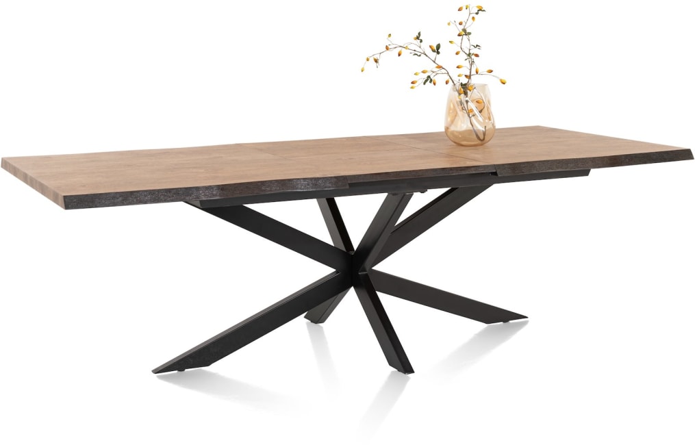 H&H - Évora - table à rallonge 190 (+ 60) x 100 cm