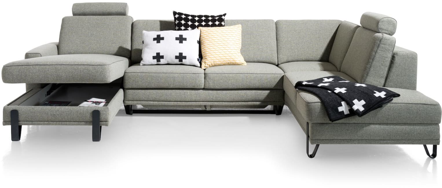 XOOON - Denver - Minimalistisches Design - Sofas - 2.5-Sitzer ohne Armlehnen