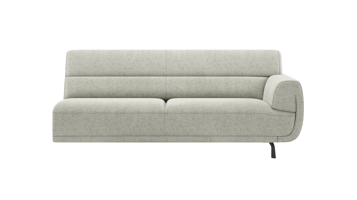 XOOON - Belem - Sofas - 3-Sitzer Armlehne rechts - hoch