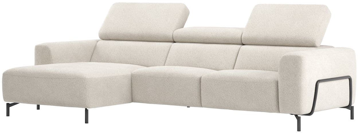 H&H - Los angeles - Canapés - 2,5 places accoudoir droit - meridienne grande gauche