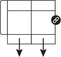 Henders and Hazel - Rochelle - Salons - 3-zits - arm links - elektrisch verstelbare voetensteun