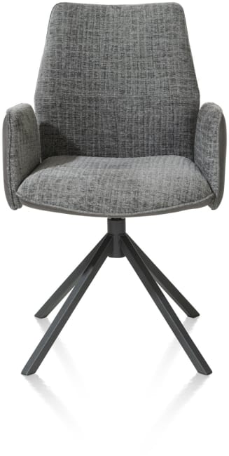 XOOON - Franky - Armlehnstuhl - drehbares Metallgestell