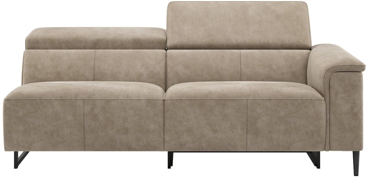 H&H - Cassie - Canapés - 3-places accoudoir droit - réglable électique