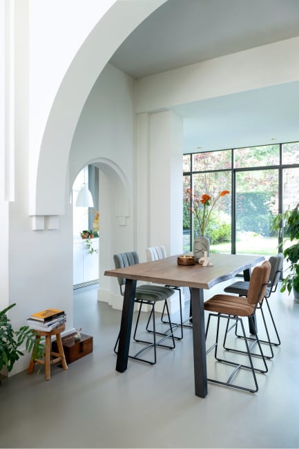 H&H - Évora - table de bar 180 x 100 cm (hauteur: 92 cm)