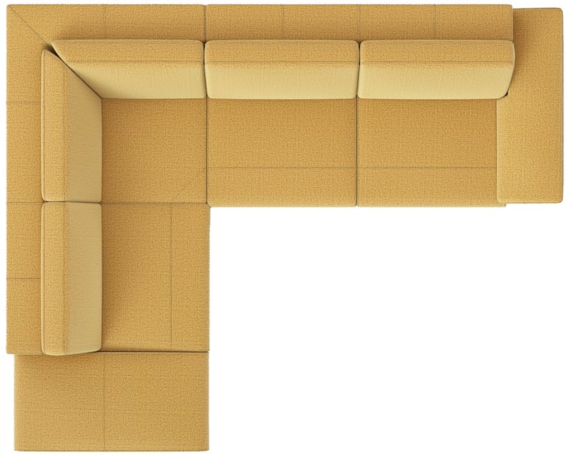 H&H - Tarascon - Canapés - Ottomane gauche - 2,5 places accoudoir droit